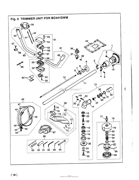 Web red max ebz8001 sn61206884 up to sn81000000 parts diagram for engine from www. . Redmax trimmer parts diagram